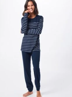 Schiesser Nattøj Pyjamas Kvinder Natblå -s.Oliver Butik baeed6c67dbe12680f2b52f213558fef
