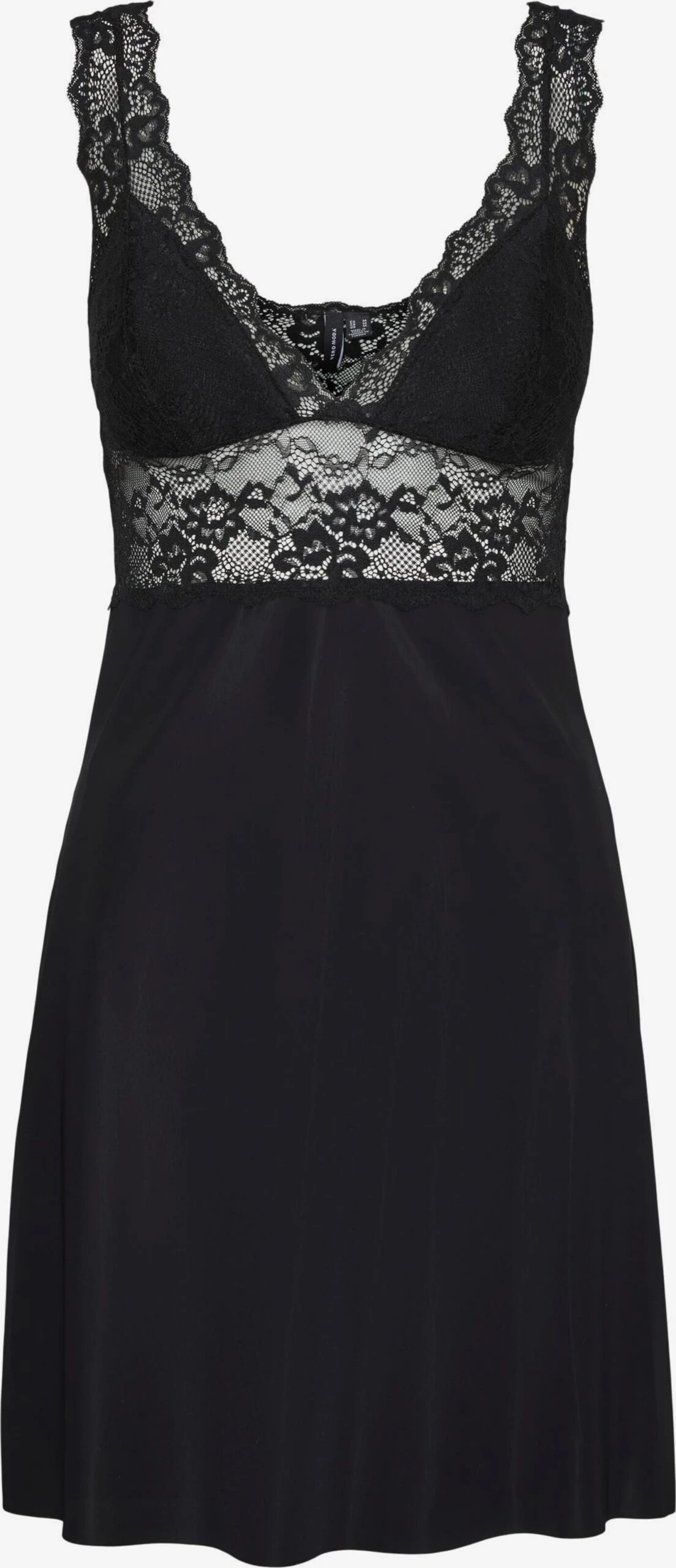 Vero Moda Natskjorter Natskjorte NELLA Kvinder Sort 3 Vero Moda Natskjorter Natskjorte NELLA Kvinder Sort