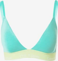 CALVIN KLEIN UNDERWEAR Trekants-BH-er Triangel BH Kvinder Aqua