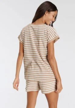 Pyjamas Shorty Kvinder Nude / Hvid -s.Oliver Butik c21af72ef5a4aedda08f59067e6ca2a0