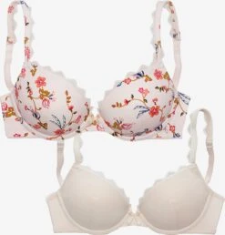 Bøjle-BHer T-shirt-BH BH Kvinder Blandingsfarvet