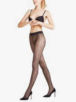 Falke Strømpebukser Nylonstrømpebukser Dot Kvinder Sort -s.Oliver Butik d0ad72810cbaf9ee4346a59173230ab8