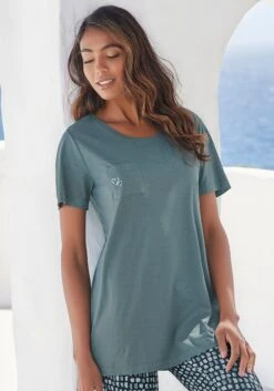 Nattrøjer Soveskorte Kvinder Petroleum -s.Oliver Butik d1d9db693656066a54424c1d5d3231d1