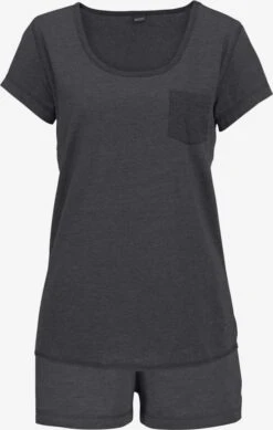 Arizona Pyjamas Shorty Kvinder Grafit