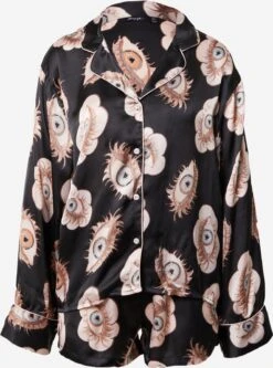 NASTY GAL Pyjamas Shorty Kvinder Sort