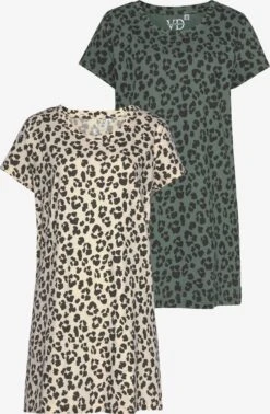 Nattrøjer Soveskorte Dreams Kvinder Beige / Grøn