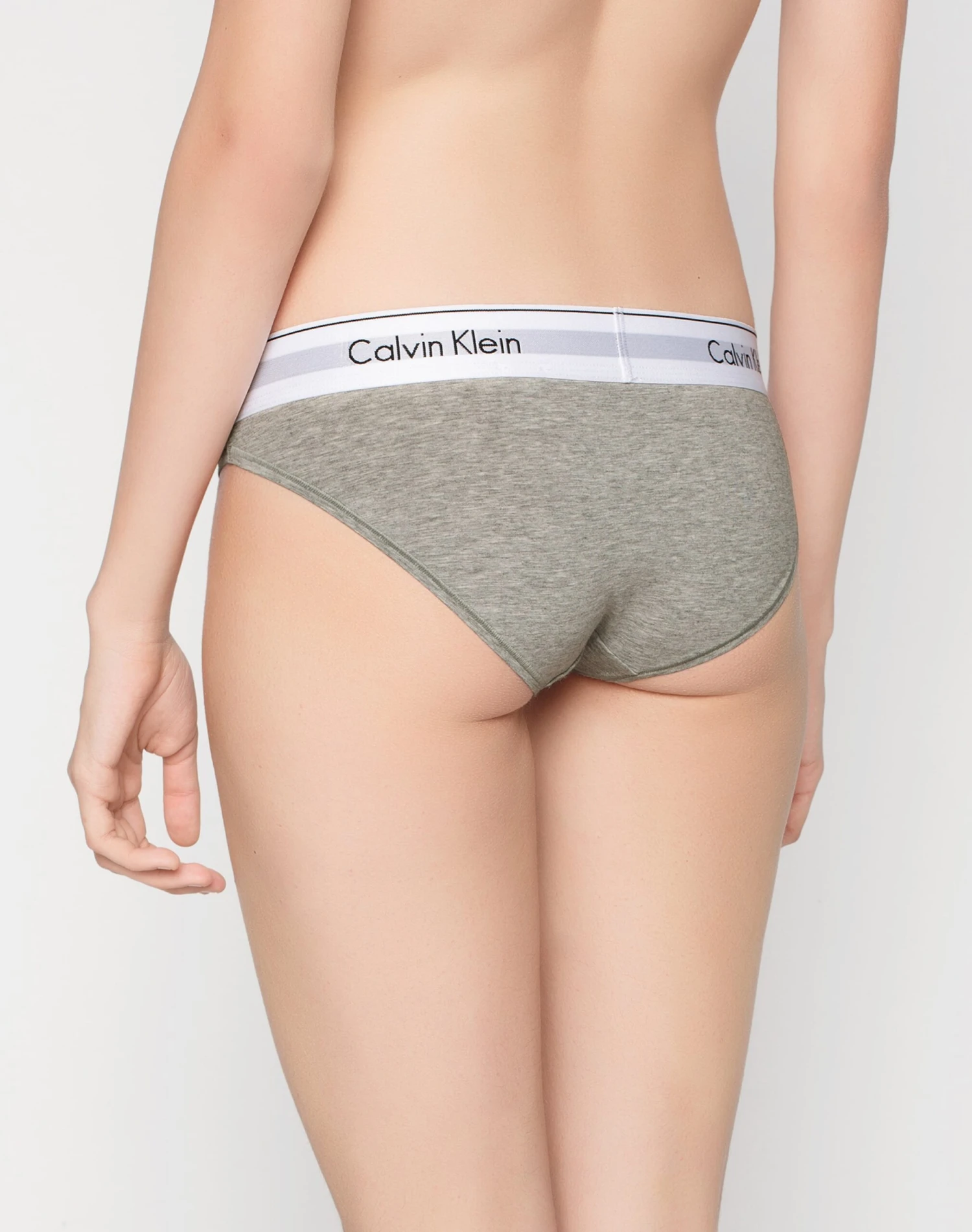 CALVIN KLEIN UNDERWEAR Trusser Slip Kvinder Grå / Grå-meleret 5 CALVIN KLEIN UNDERWEAR Trusser Slip Kvinder Grå / Grå-meleret - Billede 3