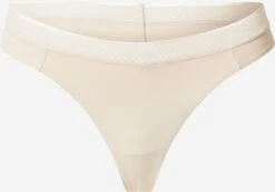 CALVIN KLEIN UNDERWEAR G-strenge String Kvinder Creme / Lysebeige