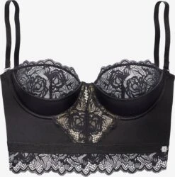 Jette Lingeri Korsage Kvinder Sort