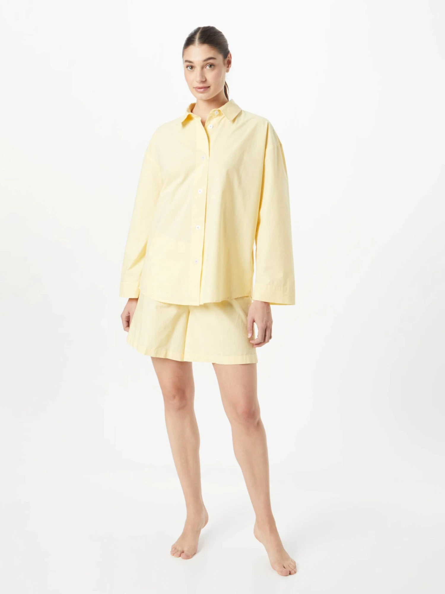 Becksöndergaard Pyjamas Shorty Kvinder Lysegul 4 Becksöndergaard Pyjamas Shorty Kvinder Lysegul - Billede 2