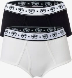 Chiara Ferragni Panties Panty Kvinder Sort / Hvid / Offwhite