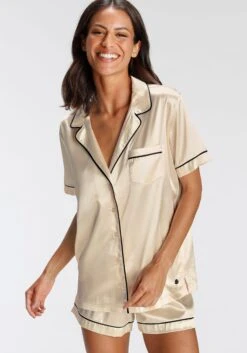 Bruno Banani Nattøj Pyjamas Kvinder Creme -s.Oliver Butik fd57ff7fc975754ad054f499df723e54